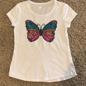 Girl’s Justice Sequin top, size 10